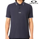 オークリー ポロシャツ ネイビー ブルー 吸汗速乾 ストレッチ UVカット OAKLEY Enhance SS Polo Essential 14.0 FOGGY BLUE FOA406313-6FB