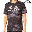 オークリー Tシャツ ブラック プリント 吸汗速乾　接触冷感　4WAYストレッチ OAKLEY Enhance Qdevo SS Tee Graphic 3.0 Black Print FOA406336-00G