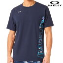 オークリー Tシャツ ネイビー 吸汗速乾 UVカット OAKLEY Striking Tech Cold SS Tee 5.0 FOA406467-6AC