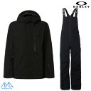 オークリー スキーウェア シェルウェア セットアップ ブラック OAKLEY TNP TBT Shell Jacket TNP Shell BIB BLACKO...