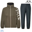 オークリー ウィンドブレーカーセット 軽量 撥水 防風 ウィンドメッシュ ジャケット & パンツ カーキ ブラック OAKLEY Enhance Wind Mesh Jacket 14.7 RAVEN Enhance Wind Mesh Pants 14.7 BLACKOUT FOA406887 83C FOA406903 02E