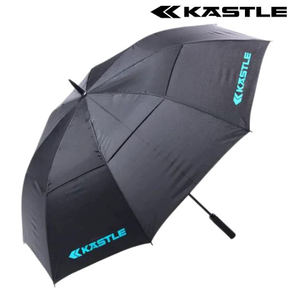 ケスレ アンブレラ 傘 KASTLE Logo Umbrella ブラック GB450