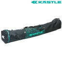 ケスレ 3台入 スキーケース スキーバッグ ブラックミント KASTLE RB3 Ski Bag Black Mint GB442