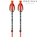 ワンウエイ 調整式スキーポール ONEWAY FR CARBON VARIO PRO カーボンバリオ プロ OZ33022