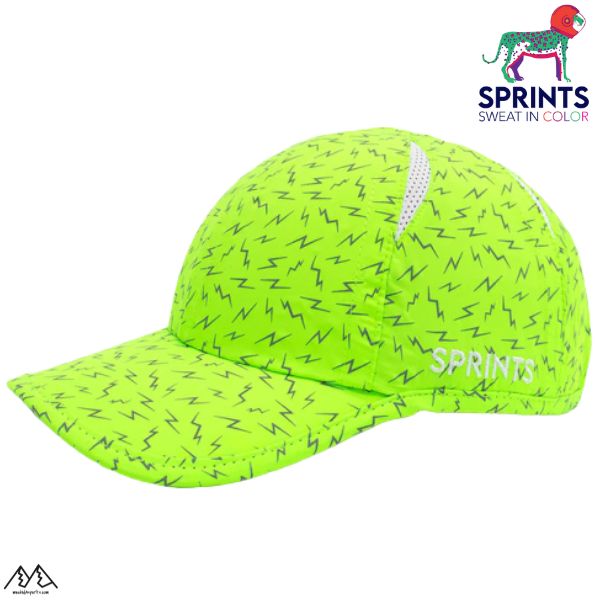 スプリンツ ランニングキャップ フラッシュ リフレクト ネオン グリーン 反射 SPRINTS O.G.Hats HAT SPRINTS neon Flash Reflective Hat