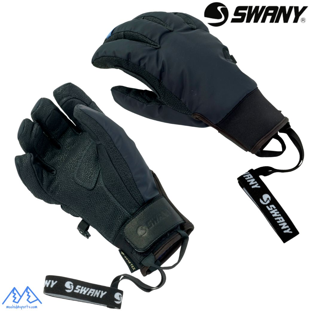 スワニー ゴアテックス スキーグローブ SWANY Alpine Sure Grip 3D 5 Finger TR-807-BK