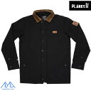 プランクス スローダウン カラードジャケット ブラック PLANKS THROW-DOWN COLLARED JACKET BLACK MO-TDJ101