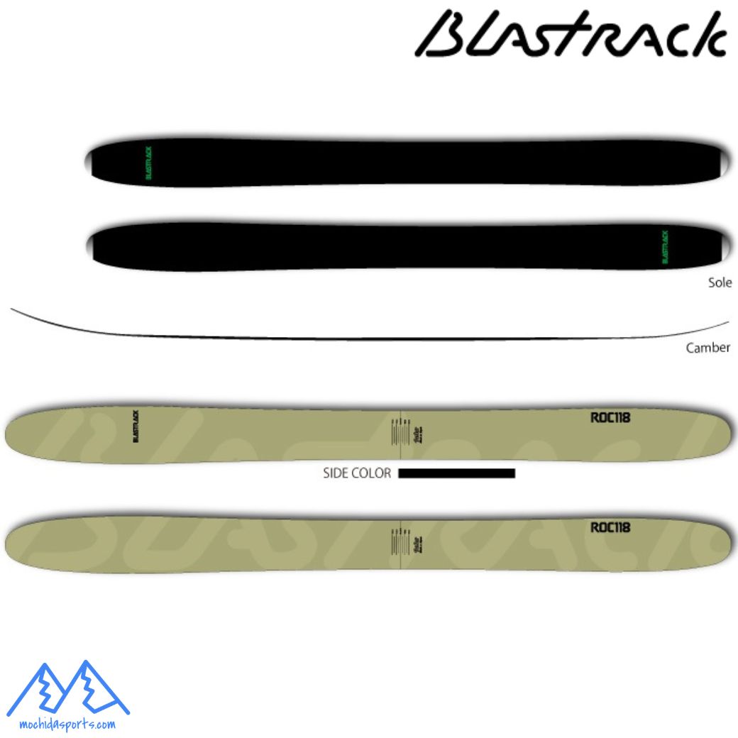 BLASTRACK ROC 118 ブラストラック アールオーシー118 Full Rockerスキー、「ROC118」が初のモデルチェンジです。 構成材の変更、フレックスバランスのチューニングを行い、より安定性を向上させました。 BT独自のロングノーズを基にテストを重ね開発した抵抗の少ないフルロッカー形状は軽量かつソフトなフレックスからは想像できないハイスピードターンを実現します。 また、このフルロッカーはスキーをたわませる動きをある程度省略することが出来るので、複雑な山の地形に集中してライディングできるメリットもあります。 「ROC118」でダイナミックなライディングをお楽しみください。 構造 / シェルトップ 構成材 / 超軽量ウッドコア　特殊F.R.P 滑走面 / シンタードベース　グラファイト　クロスストラクチャー エッジ / シームレス　スチール鋼　セラミックディスクフィニッシュ Made in Japan 140-118-130mm Length / R(m) 176cm (18.1m) 183cm (20.6m) Weight (1/2pair)　1,660g (183cm) MARKER GRIFFON 13 GRIFFONを選ぶことは軽さだけではなく本物の性能を選んでいることを意味しています。 GRIFFONの価値は軽量で力強く、オールラウンドにバランスがとれた妥協のないパフォーマンスモデルであることです。 どのレベルのスキーヤーにも必ず安心と満足をあたえることでしょう。ソールIDモデル。 DIN 4-13 適合体重 ＜120kg スタンドハイト トウ/ヒール 18mm/24mmv トウシステム トリプルピボットエリート3 AFDグライディングプレート ステンレススチール、高さ調整可能 ステップインヒール インターピボット3 カラー ブラック 重量（1/2ペア） 1018g（100mm） ※他のビンディングのセットもできますので詳しくはお問い合わせください。　