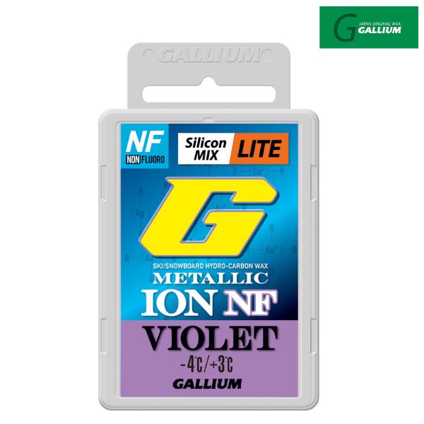 ガリウム メタリックイオン NF ライト フッ素不使用 スキーワックス METALLIC ION LITE NF VIOLET GS5019