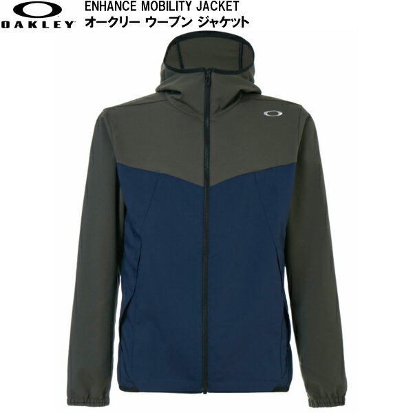 オークリー ウーブン ジャケット ネイビー OAKLEY ENHANCE MOBILITY JACKET BLACK IRIS FOA400805-6DG