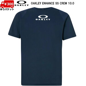 オークリー Tシャツ ネイビー OAKLEY ENHANCE SS CREW 10.0 BLACK IRIS FOA400841-6DG