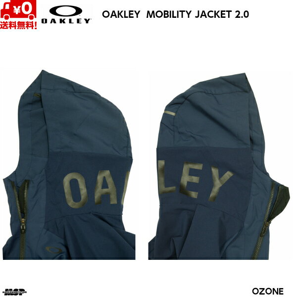 オークリー クロス ウーブン ジャケット ネイビー OAKLEY ENHANCE MOBILITY JACKET 2.0 FATHOM 6AC FOA402404-6AC 3