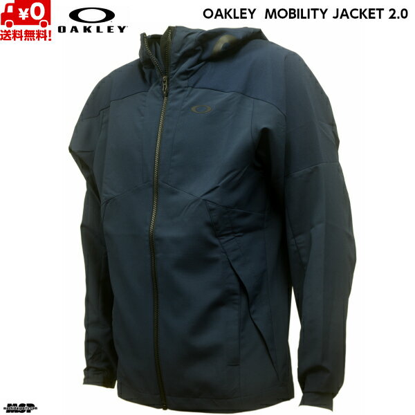 オークリー クロス ウーブン ジャケット ネイビー OAKLEY ENHANCE MOBILITY JACKET 2.0 FATHOM 6AC FOA402404-6AC 1