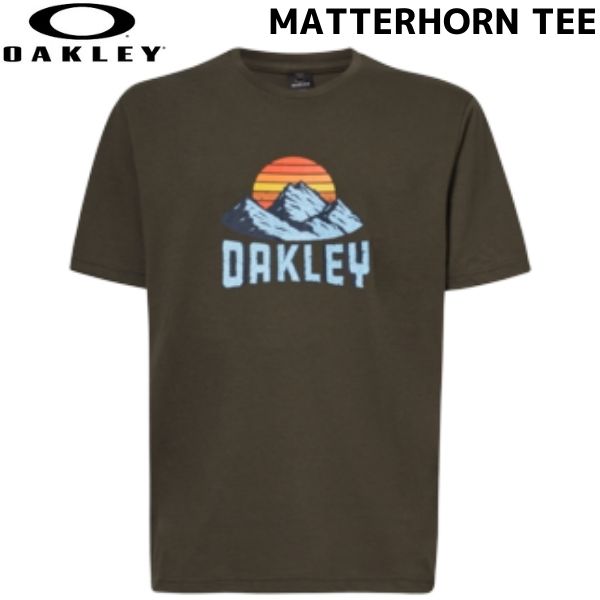 ꡼ ޥåۥ T  OAKLEY MATTERHORN TEE NEW DARK BRUSH FOA403154-86L