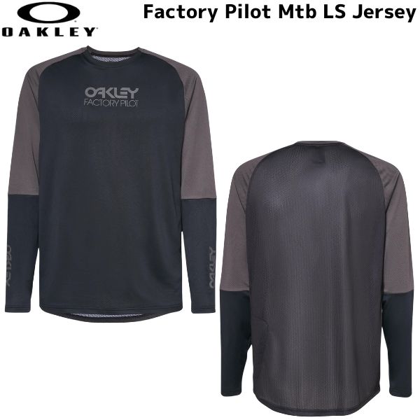 ꡼ 󥰥꡼ T Ĺµ ֥å 졼 Factory Pilot Mtb LS Jersey Black/Forged Iron FOA403174-9HV