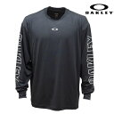 オークリー ロングスリーブ Tシャツ 長袖 ブラック OAKLEY ENHANCE QD LS TEE SLV EVO 1.7 BLACKOUT FOA404180-02E