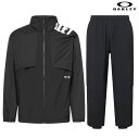 オークリー ウィンドブレーカーセット ウインドウォーム ブラック OAKLEY Enhance Wind Warm Jacket 12.7 + Pants 12...