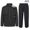 オークリー ウィンドブレーカーセット ウインドウォーム ブラック OAKLEY Enhance Wind Warm Jacket 12.7 + Pants 12.7BLACKOUT FOA404117 FOA404208 02E