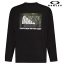 オークリー ロング Tシャツ 長袖 ブラック OAKLEY Enhance Qd LS Tee Bold Evo 2.0 Blackout FOA405178-02E