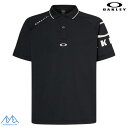 オークリー 半袖 ポロシャツ ブラック 吸汗速乾 伸縮 形状安定 軽量 OAKLEY O-Sync Pack Knit Ss Polo 2.0 Blackout FOA407565 100