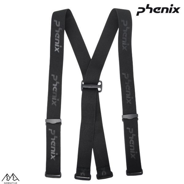 フェニックス スキーウエア用 サスペンダー スキーパンツ ブラック PHENIX Suspender Belt BLACK PFM21AZ00