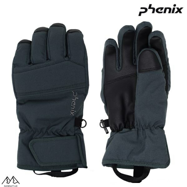 フェニックス レディース スキーグローブ オフ ブラック Phenix Women's SNOW SCAPE 5FINGERS OFF BLACK PSW22GL19-OB