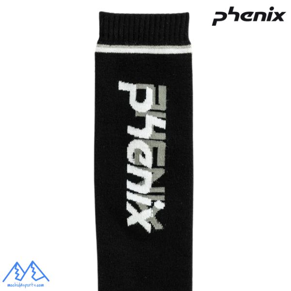 �ե��˥å��� ���������å��� �֥�å� PHENIX Double Phenix Logo Mens Socks ESM24SO11