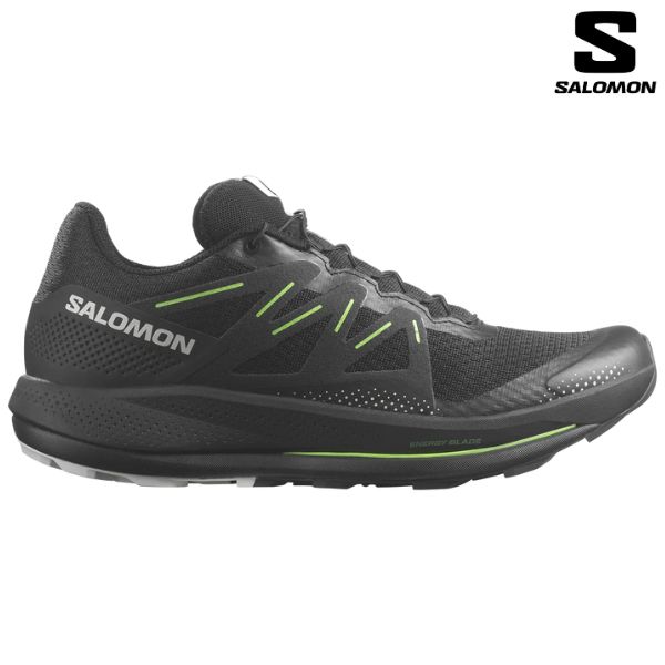 サロモン トレイルランニング シューズ パルサートレイル ブラック SALOMON PULSAR TRAIL Black Black Green Gecko L47385200