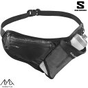 サロモン ランニング ベルト バッグ アクティブ 軽量 3Dボトル付 600ml ウエストバッグ ブラック SALOMON ACTIVE BELT 3D BOT...