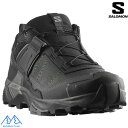 サロモン 防水 ゴアテックス トレッキング ハイキング シューズ ワイド ブラック SALOMON X ULTRA 5 WIDE GORE-TEX Black / Asphalt / Castlerock L47727400