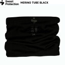 スウィートプロテクション ネックチューブ メリノチューブ ブラック メリノウール Sweet Protection Merino Tube Black 820229