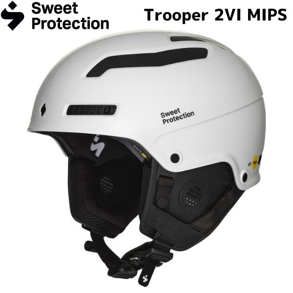 スウィートプロテクション スキー ヘルメット トゥルーパー 2Vi MIPS グロス ホワイト Sweet Protection Trooper 2VI MIPS Gloss White 840094GSWHT