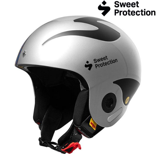 Sweet Protection Volata MIPS Team Edition SVINDAL COLLECTION ヴォラータ MIPS チームエディション スピードレース用に設計された最高峰の FIS ワールドカップ公認レースヘルメット。スウィートプロテクションのアスリートチームがワールドカップで実際に使用しており、世界のアルペンスキーレーサーに愛用されています。主にダウンヒルやスーパー大回転などの高速系アルペンレースで使用されるレースヘルメットの最高傑作です。 限定モデルのチームエディションは、ノルウェーが誇るワールドカップアスリート、アクセル・ルンド・スビンダルによる特別カラーです。 シェルは最高のパフォーマンスを実現する ABS レースシェルを採用しています。衝撃吸収構造には、最高峰の衝撃吸収技術であるインパクトシールドに、転倒時の衝撃から頭部を保護するためにフロントとリアにゲートシールドが追加成型されています。緊急時の脱着が一瞬で可能なイヤーパッドと、着用時でも音が聞こえるイヤーポートも装備されています。工具を使わずに数秒で安全に脱着ができる別売のスラローム・チンガードが装着可能です。脳損傷を回転によって軽減する MIPS システムには、ヴォラータ用に新たに開発された三層構造の MIPS システムが搭載されています。 フィッティング：少しタイトフィット Certifications : CCE EN 1077, CLASS A / ASTM 2040 / FIS RH 2013 サイズ : M/L (56-59cm) L/XL (59-61cm) 重量 : 720 g (M/L)　