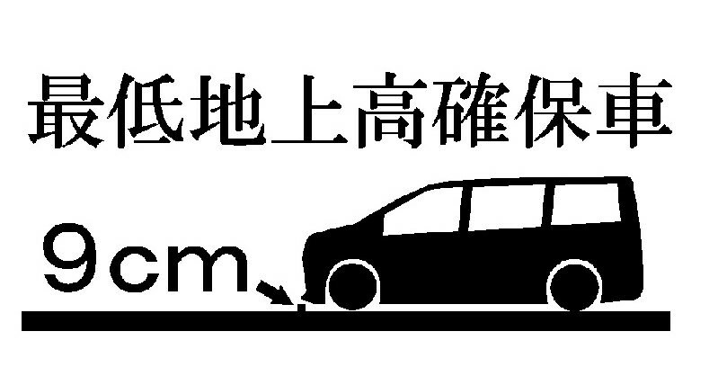 Rakuten - J. 16 JDM 最低地上高確保車ワゴンタイプステッカー Mサイズ　カッティングステッカー