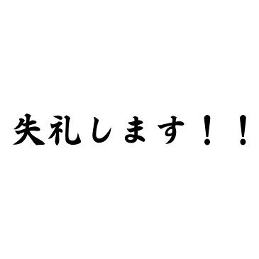 S. 126 失礼します！！　文字ステッカー　Sサイズ　カッティング　選べる12色/転写シート貼付済 文字ステッカー/フィルム/ドレスアップ/カスタマイズ/サーキット/デカール エンブレム アクセサリー グッズ おもしろ かっこいい おしゃれ 車