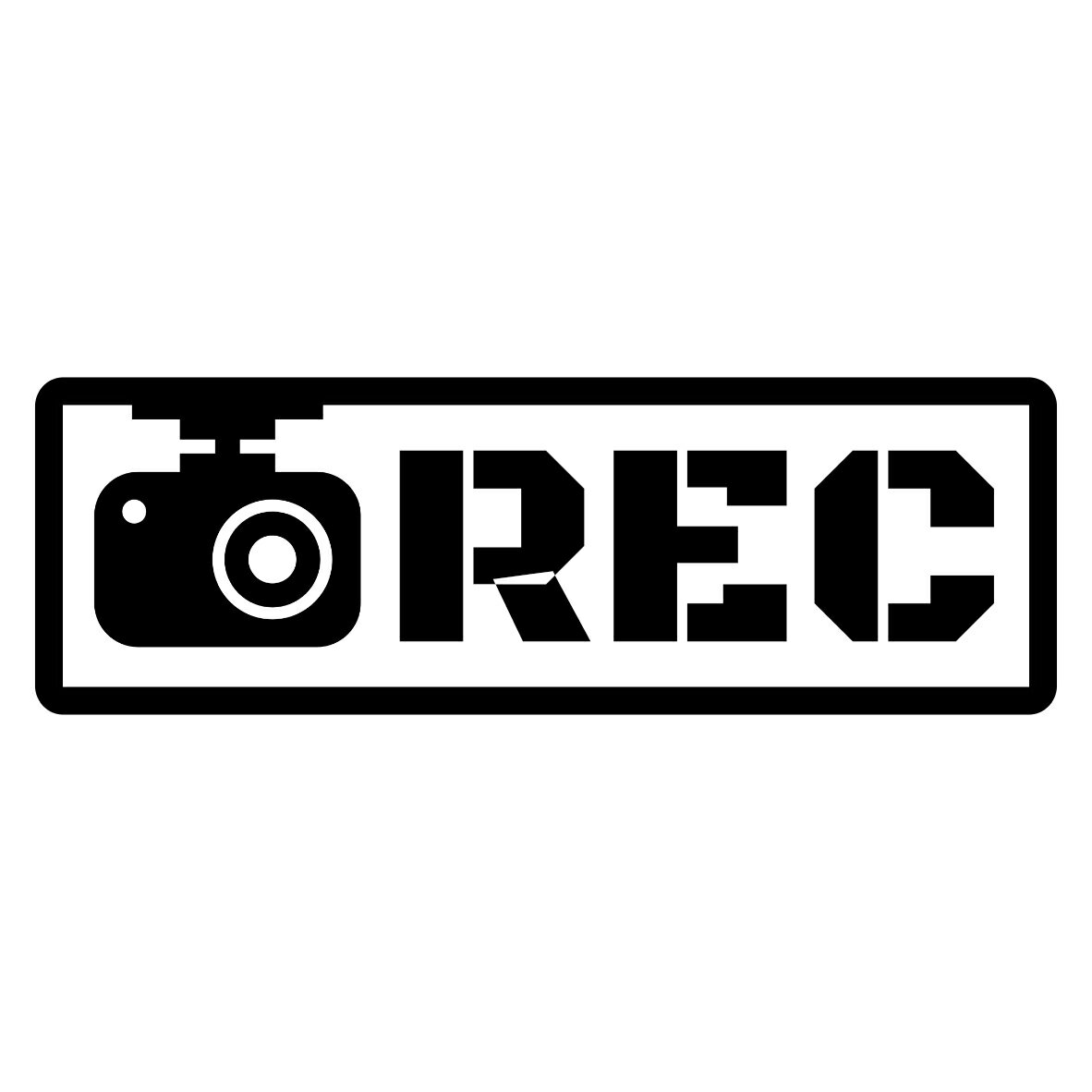 S. 05 ドライブレコーダーステッカー　Sサイズ　カッティングステッカー　選べる12色/転写シート貼付済..