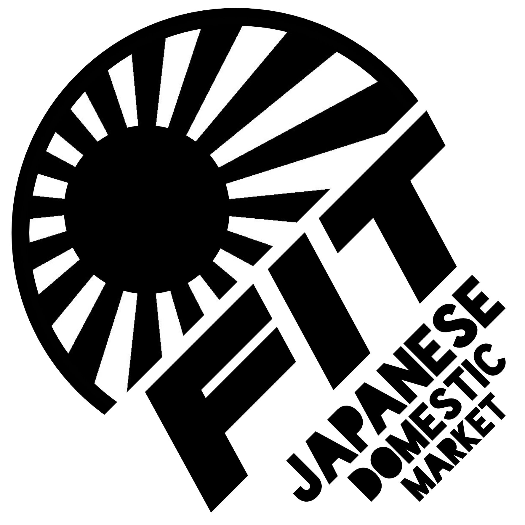 S. 639 JDM丸型旭日旗ステッカー【FIT】　ホンダ　本田技研工業　フィット　ハイブリット　日章旗 旭日旗　カッティングステッカー ドレスアップ カスタマイズ サーキット デカール エンブレム カスタム アクセサリー ブランド アウトドア グッズ 雑貨 おもしろ かっこいい