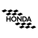 S. 690 チェッカーフラッグ【ホンダ】　HONDA　本田技研工業　JDM　カッティングステッカー ドレスアップ カスタマイズ サーキット デカール エンブレム カスタム アクセサリー ブランド アウトドア グッズ 雑貨 おもしろ かっこいい バイク