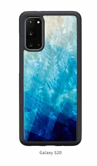 Rakuten - 国内正規品 ikins アイキンス Galaxy S20 5G 天然貝ケース Lake 天然の貝を加工して作られた美しい光沢のあるケースです I18775GS20