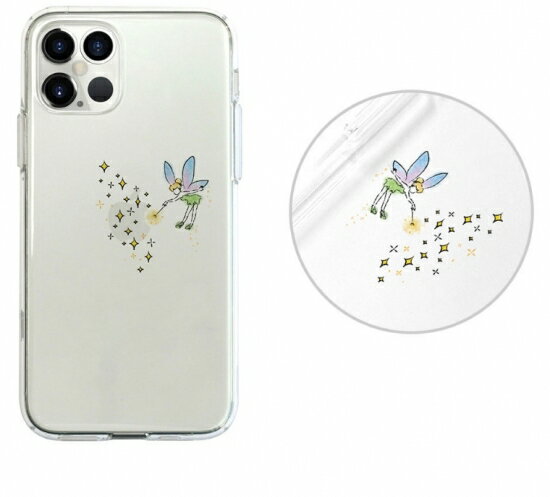 Rakuten - 国内正規品 Dparks iPhone 12 Pro Max（6.7インチ）ソフトクリアケース タイニーフェアリー 透明TPUケースに可愛いイラストが入ったケース DS19844i12PM