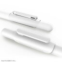 国内正規品 araree Apple Pencil クリップ A-CLIP (2個入り) クリア & ホワイト ポケットに留められる AR20809(2)