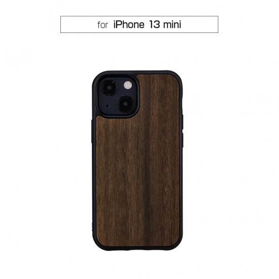 マンアンドウッド スマホケース メンズ 国内正規品 Man＆Wood iPhone 13 mini 天然木ケース Koala 木の素材から作られたナチュラルでおしゃれなケース I21213i13MN