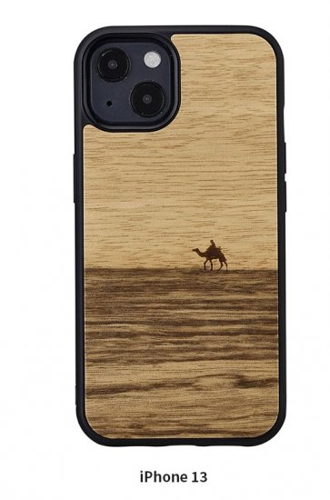 マンアンドウッド スマホケース メンズ 国内正規品 Man＆Wood iPhone 13 天然木ケース Terra 木の素材から作られたナチュラルでおしゃれなケース I21224i13