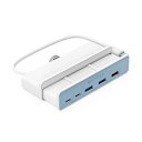 国内正規品 HyperDrive 5in1 USB-C Hub for iMac 24インチ（2021）iMacのために設計されたクランプ式USB-Cハブ HP-HD34A6