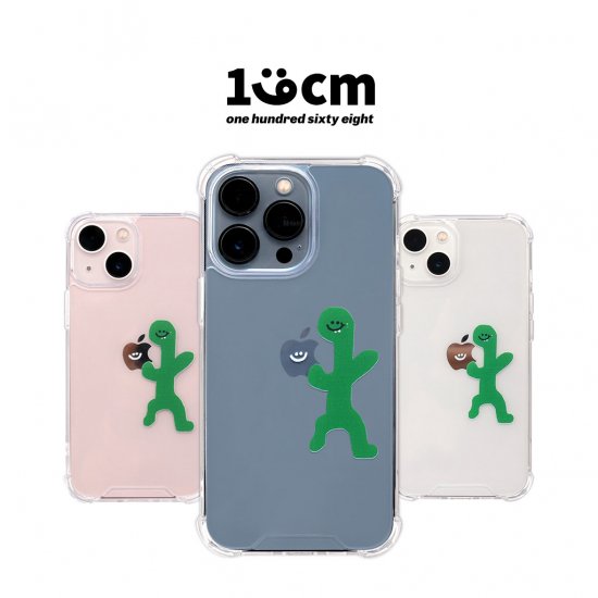 Rakuten - 国内正規品 168cm iPhone 13 mini Olly with リンゴ ハイブリッドクリアケース オリジナルキャラクターのイラストが個性的でユニークなケース 168250i13MN