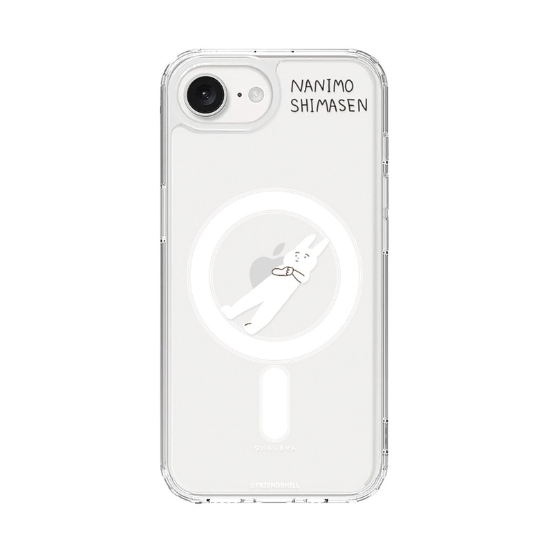 Rakuten - 公式ライセンス品 abbi FRIENDS iPhone 16e/17eケース なにもしないうさぎ MagSafe対応 クリアケース