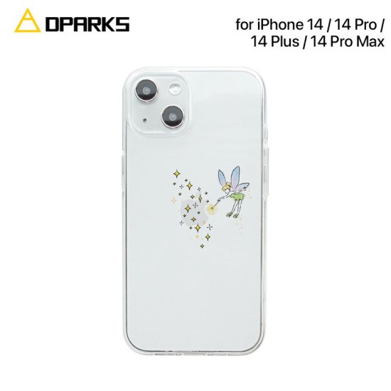 Rakuten - 国内正規品 Dparks ディーパークス iPhone 14 / iPhone 14 Pro ソフトクリアケース タイニーフェアリー 透明TPUケースに可愛いイラストが入ったケース
