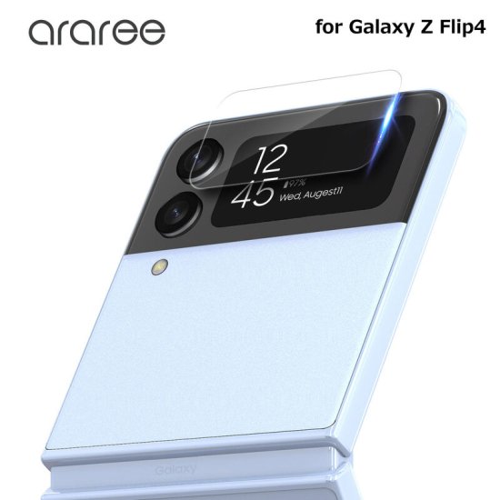 Rakuten - 国内正規品 araree Galaxy Z Flip4 CORE カバーディスプレイ用強化ガラスフィルム クリア SAMSUNG公式 スクラッチや衝撃に強い