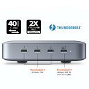 国内正規品 Hyper HyperDrive Thunderbolt 4 パワーハブ GaN電源一体型 MacBook iPad Pro iPad Air Chrome WindowsPC その他USB-Cデバイス Hub ハブ