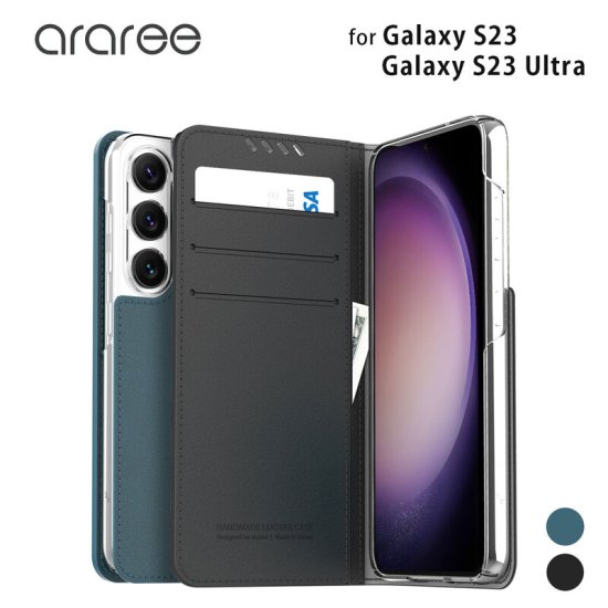 Rakuten - 国内正規品 araree アラリー Galaxy S23 / Galaxy S23 Ultra SAMSUNGの公式認証 手帳型ケース Mustang Diary